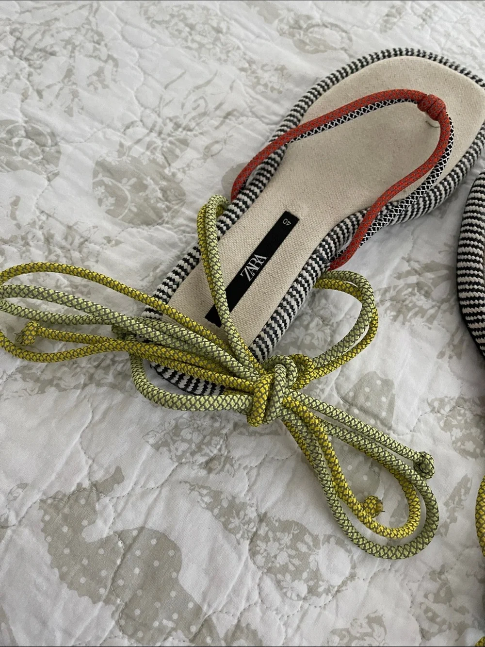 Zara Rope Sandals - Picture 4 of 9
